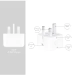 شارژر فست 20 وات اپل مدل B/A، دارای خروجی USB Type-C - اصل - با گارانتی شرکتی - Image 2